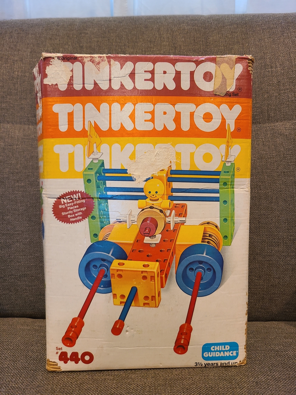 Vintage Child Guidance (CBS Toys) Tinkertoy Set #440